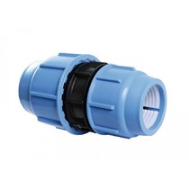 Pe knelkoppeling, verloop recht 40x25mm Kiwa