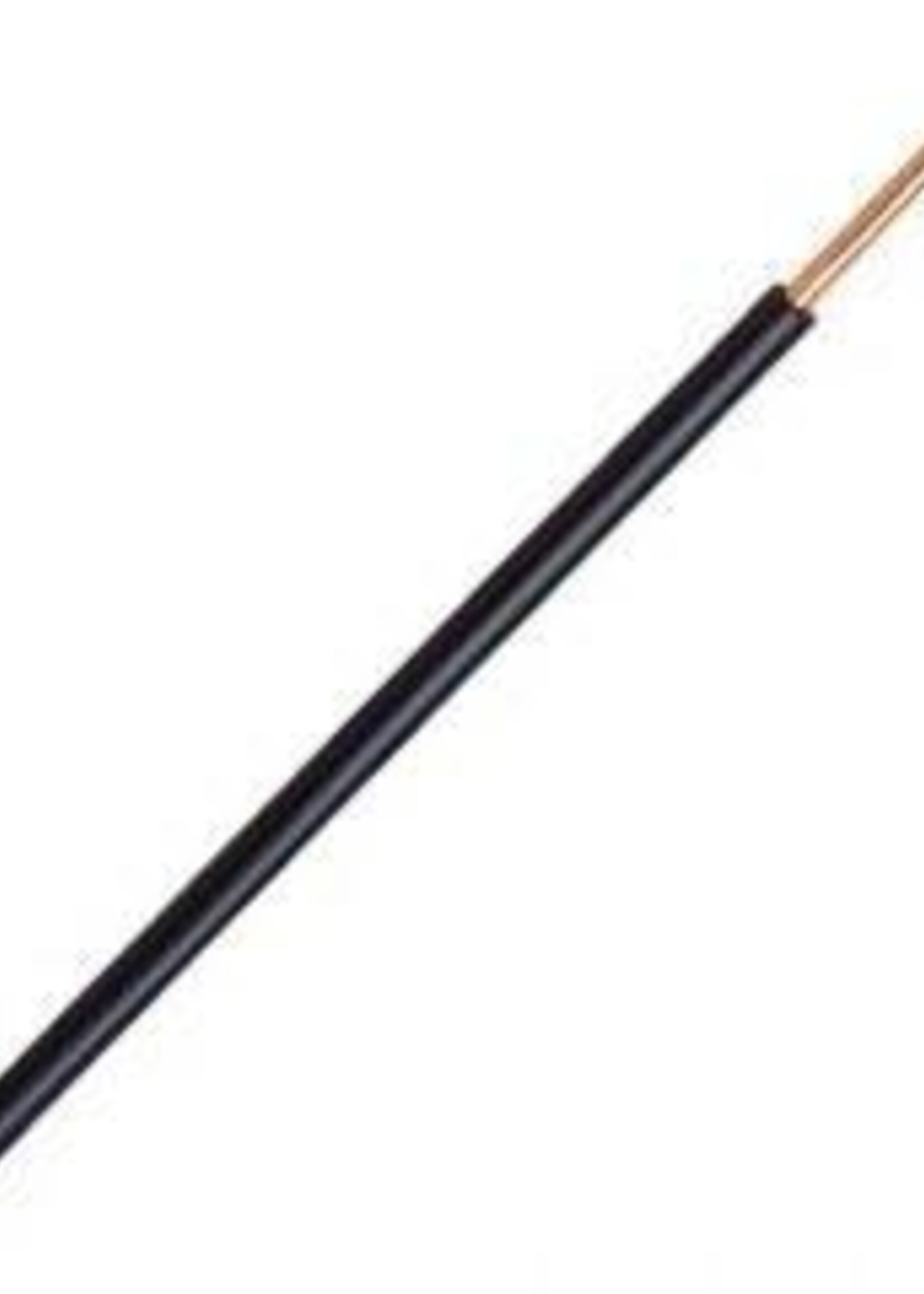 DONNÉ VD DRAAD 1.5 MM ZWART ROL 100 METER