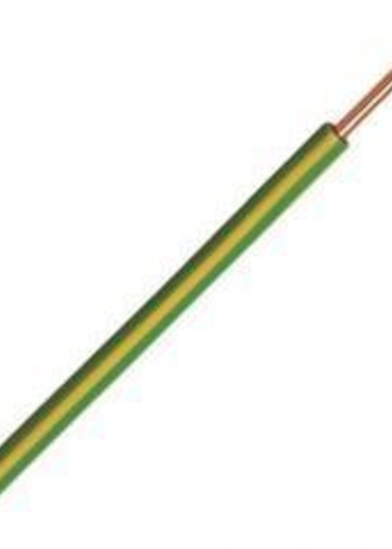 DONNÉ VD DRAAD 2.5 MM  GEEL/GROEN ROL 100 METER