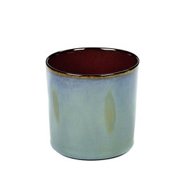 Serax NV SERAX BEKER CYLINDER HOOG SMOKEY BLUE/RUST