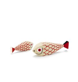 VITRA WOODEN DOLLS MOTHER FISH  & CHILD