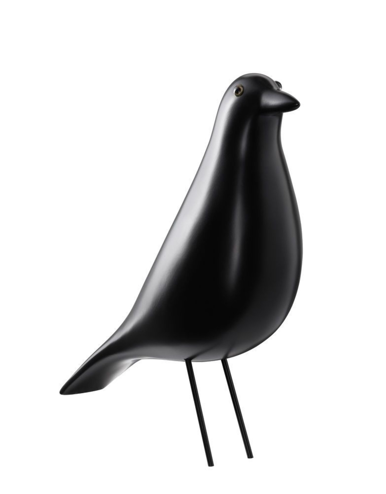 VITRA Eames House Bird, Massief Elzenhout, Zwart Gelakt