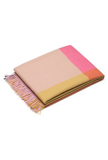 VITRA COLOUR BLOCK BLANKETS PINK-BEIGE