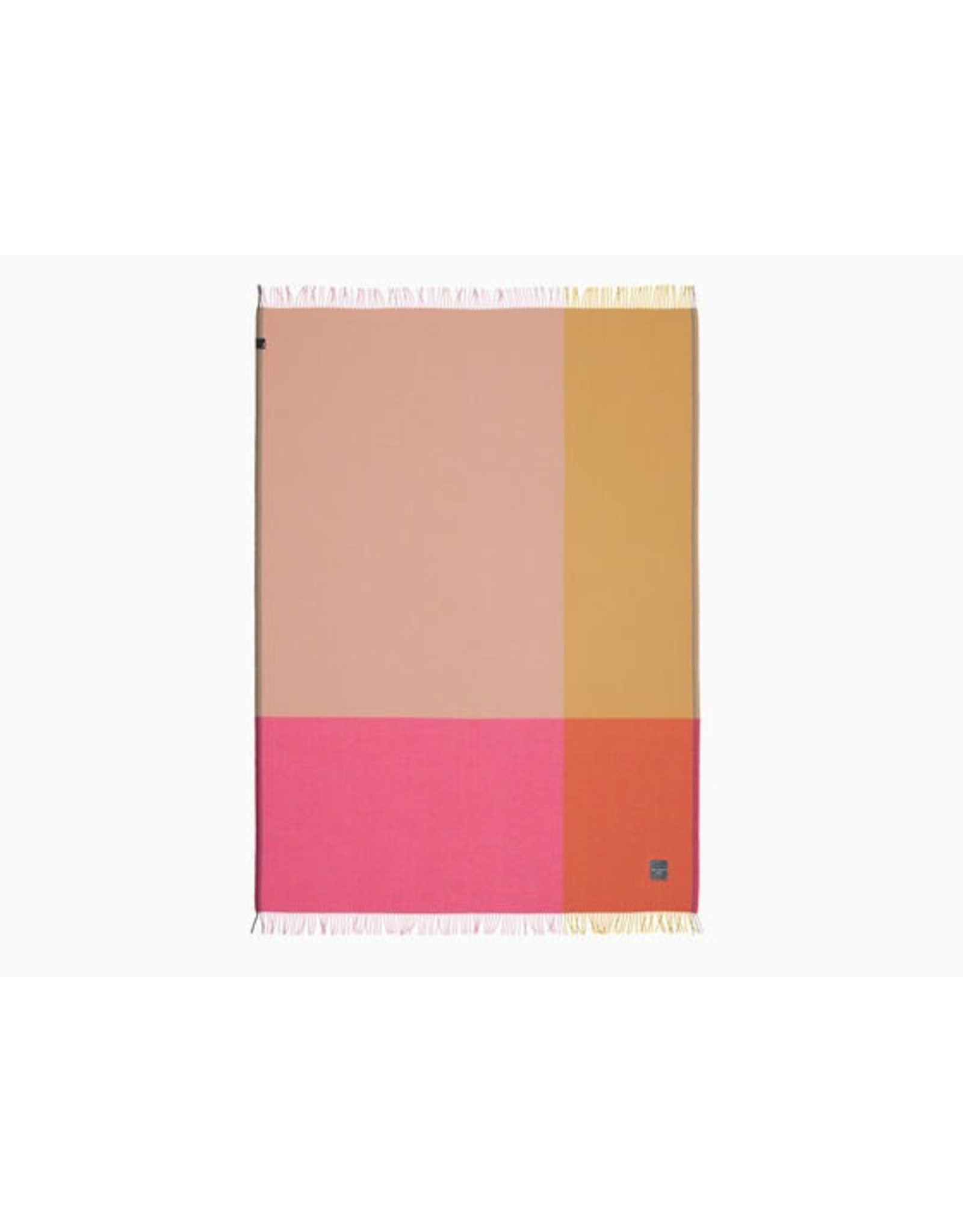 VITRA COLOUR BLOCK BLANKETS PINK-BEIGE