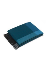 VITRA COLOUR BLOCK BLANKETS ZWART-BLAUW