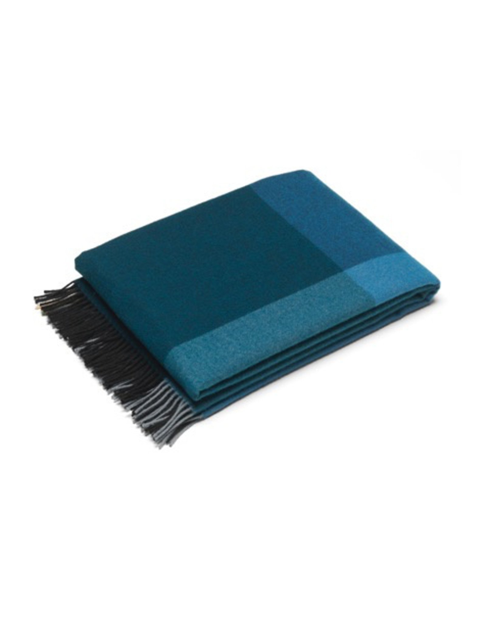 VITRA COLOUR BLOCK BLANKETS ZWART-BLAUW