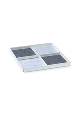 NAV Scandinavia POCKET REST X Organiser Tray Set 3pcs set. - White/Grey