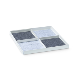 NAV Scandinavia POCKET REST X Organiser Tray Set 3pcs set. - White/Grey