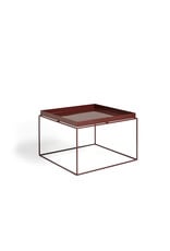 HAY Tray Table-Coffee L60 x W60 x H39-Chocolate powder coated steel
