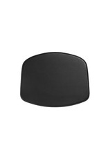 HAY AAC Seat Pad for Chair Without Arm - Leather Black - W48xD39xH0.5cm