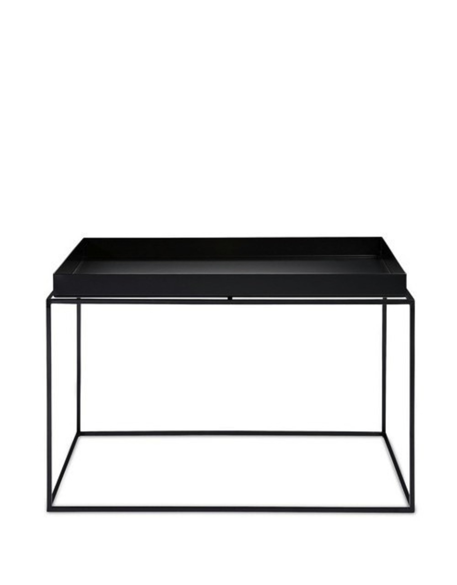 HAY Tray Table-Coffee L60 x W60 x H39-Black powder coated steel