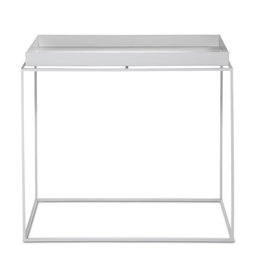 HAY Tray Table-Large L40 x W60 x H54-White powder coated steel