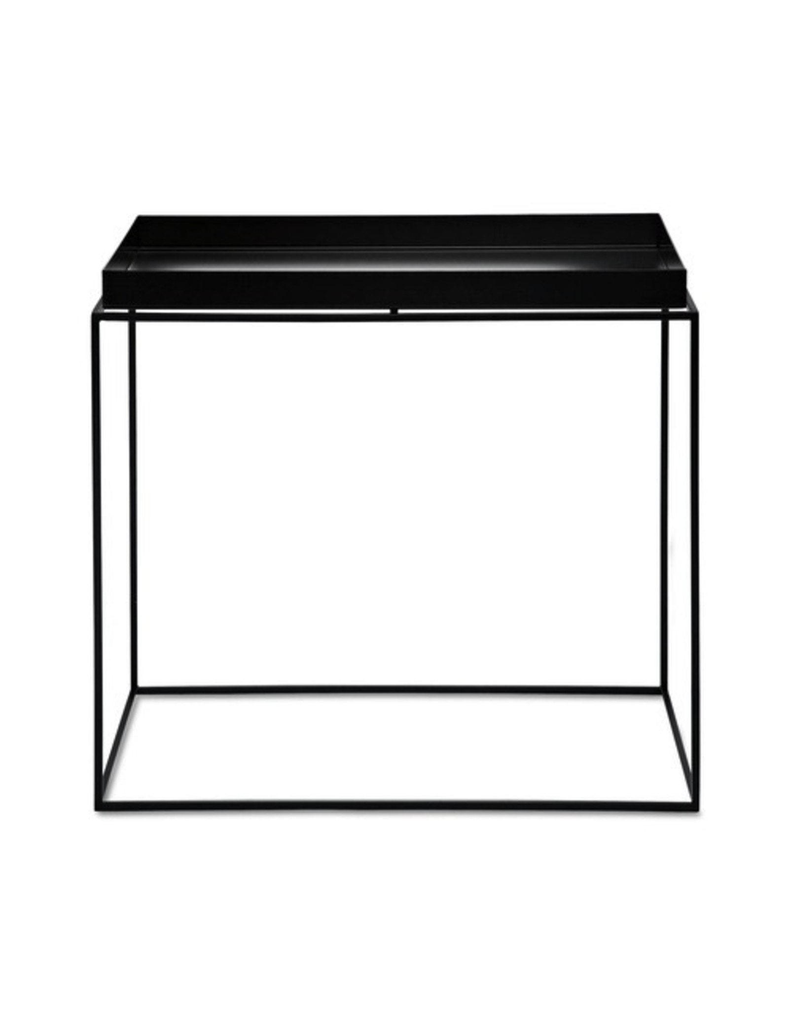 HAY Tray Table-Large L40 x W60 x H54-Black powder coated steel