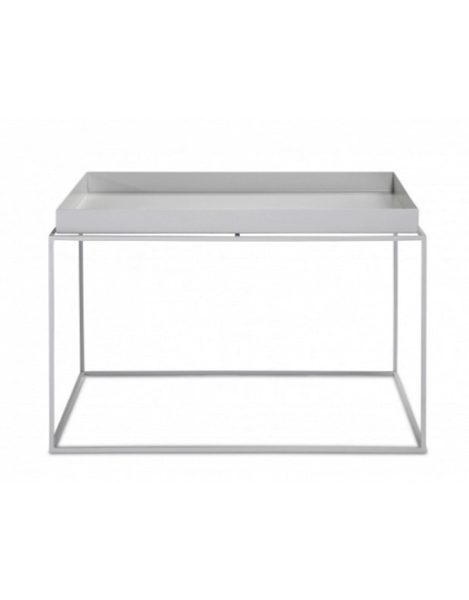 HAY Tray Table-Coffee L60 x W60 x H39-Warm grey powder coated steel
