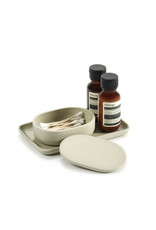 Serax Potje met deksel ovaal Cose S L10,2xB7xH3,3cm Beige