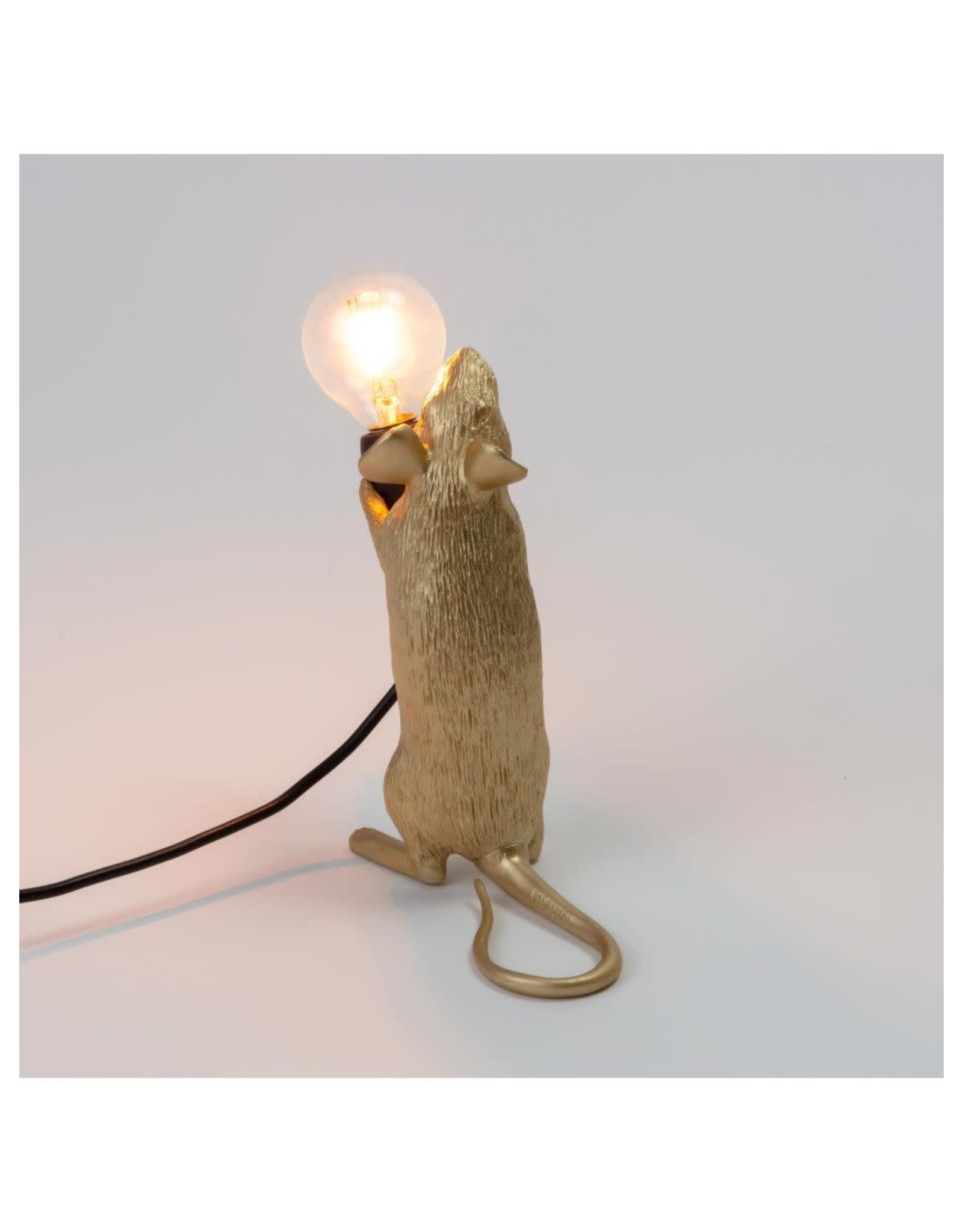 Seletti Mouse Lamp Step Gold