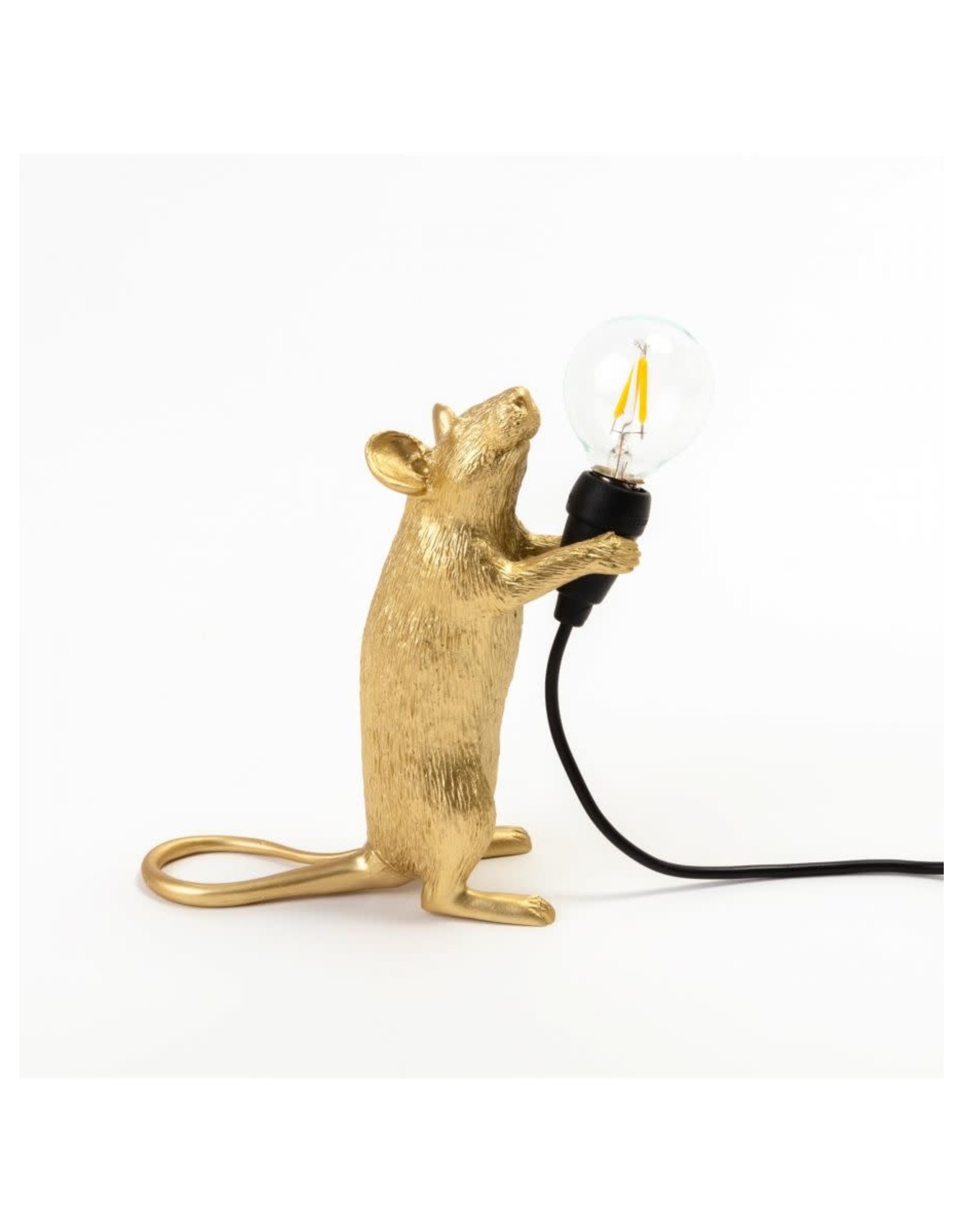 Seletti Mouse Lamp Step Gold