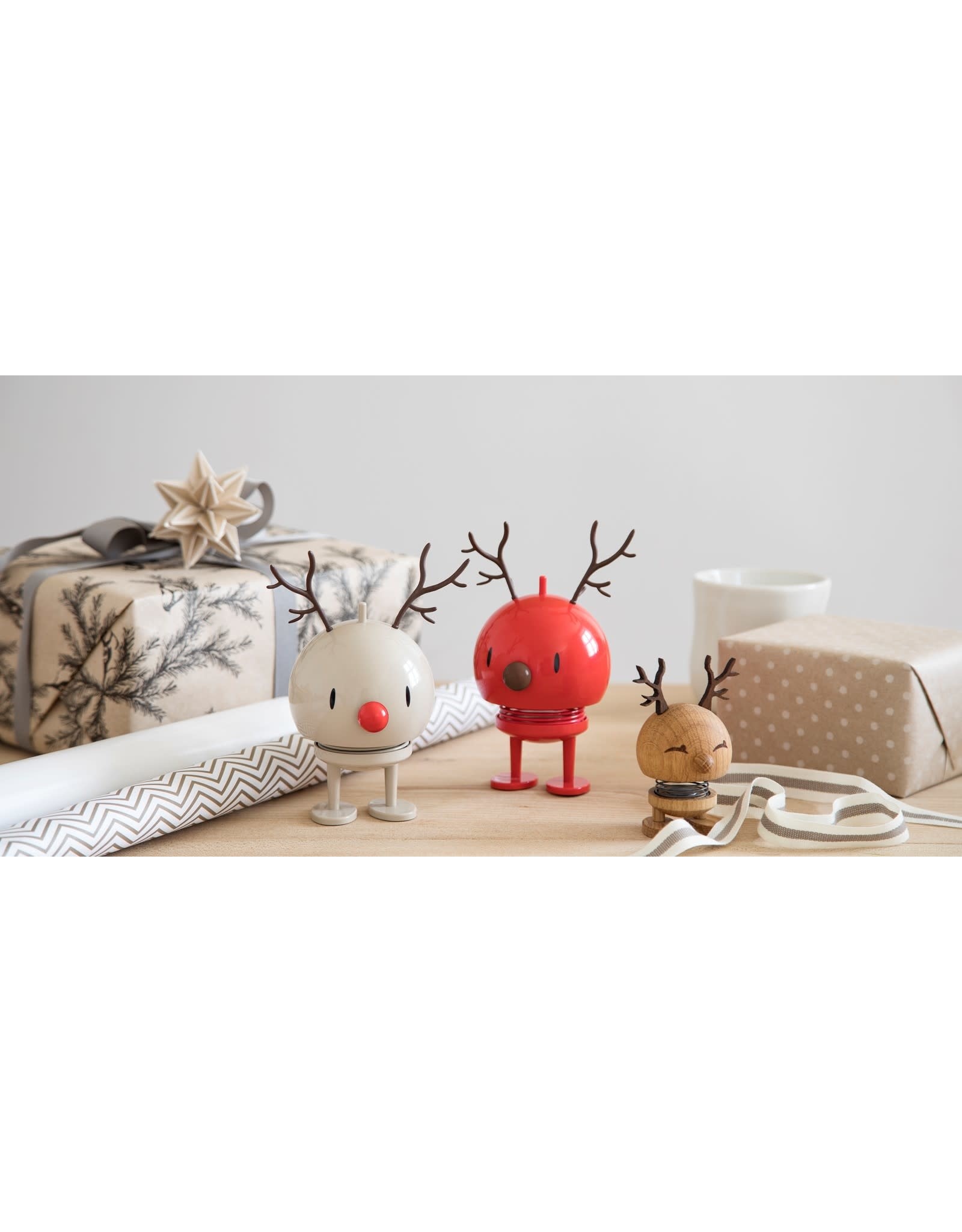 Hoptimist Medium Reindeer Red
