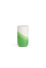 VITRA Herringbone Vase Geribbeld Groen