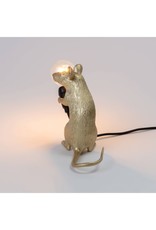 Seletti Mouse Lamp Mac Gold