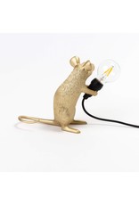 Seletti Mouse Lamp Mac Gold