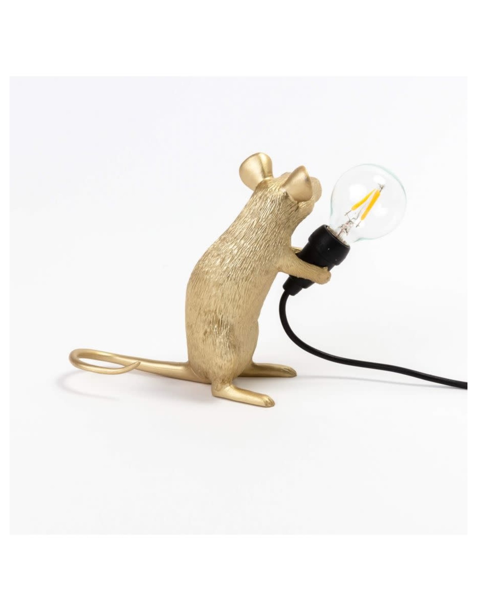 Seletti Mouse Lamp Mac Gold