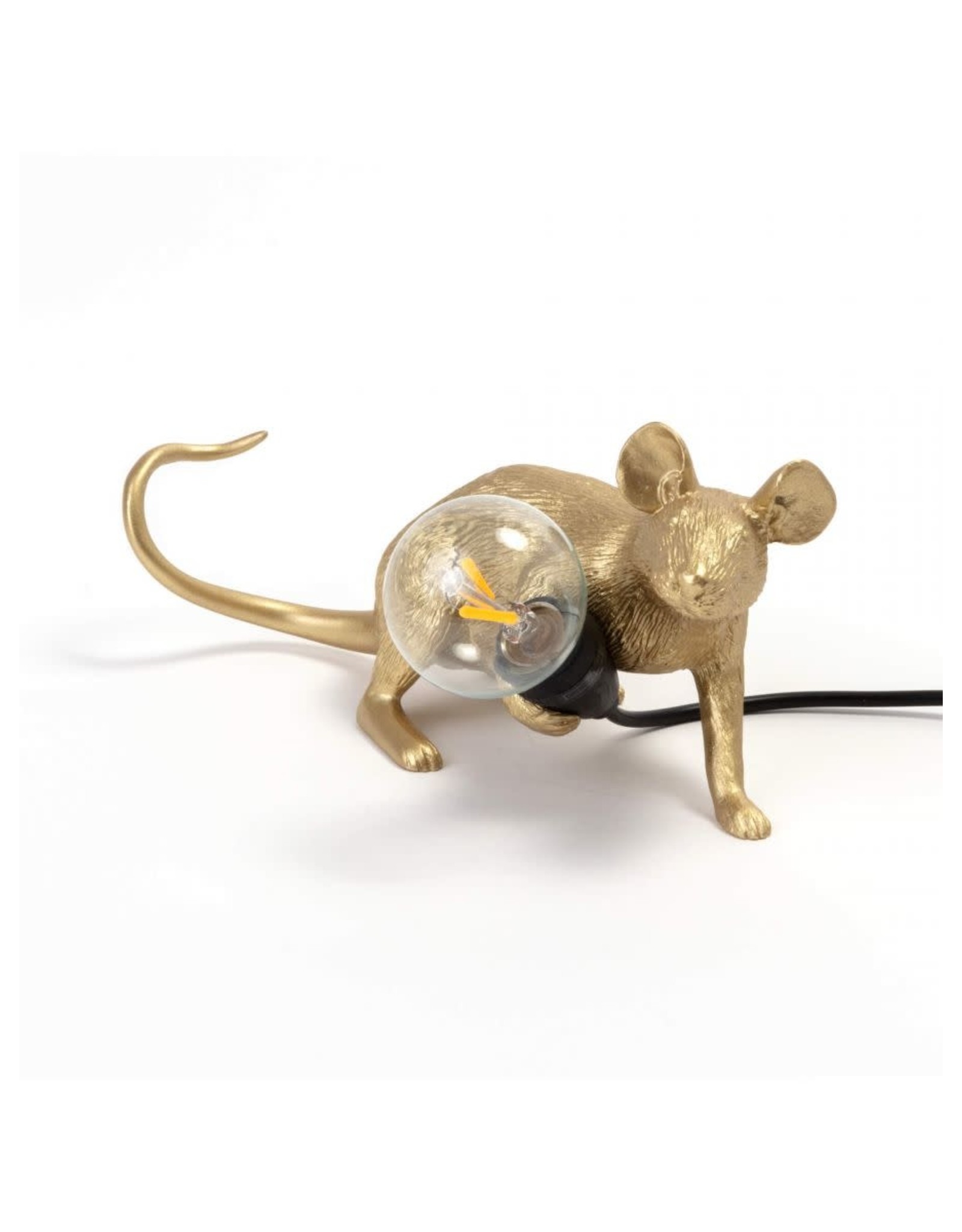 Seletti Mouse lamp Lop Gold