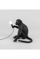 Seletti The Monkey Lamp Black Sitting Version