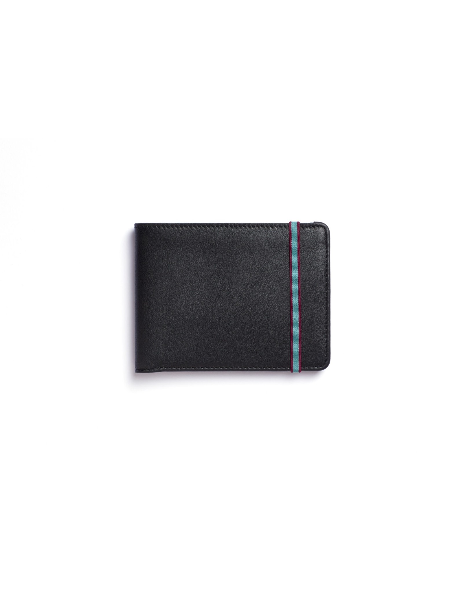 Zwarte minimalistische portemonnee