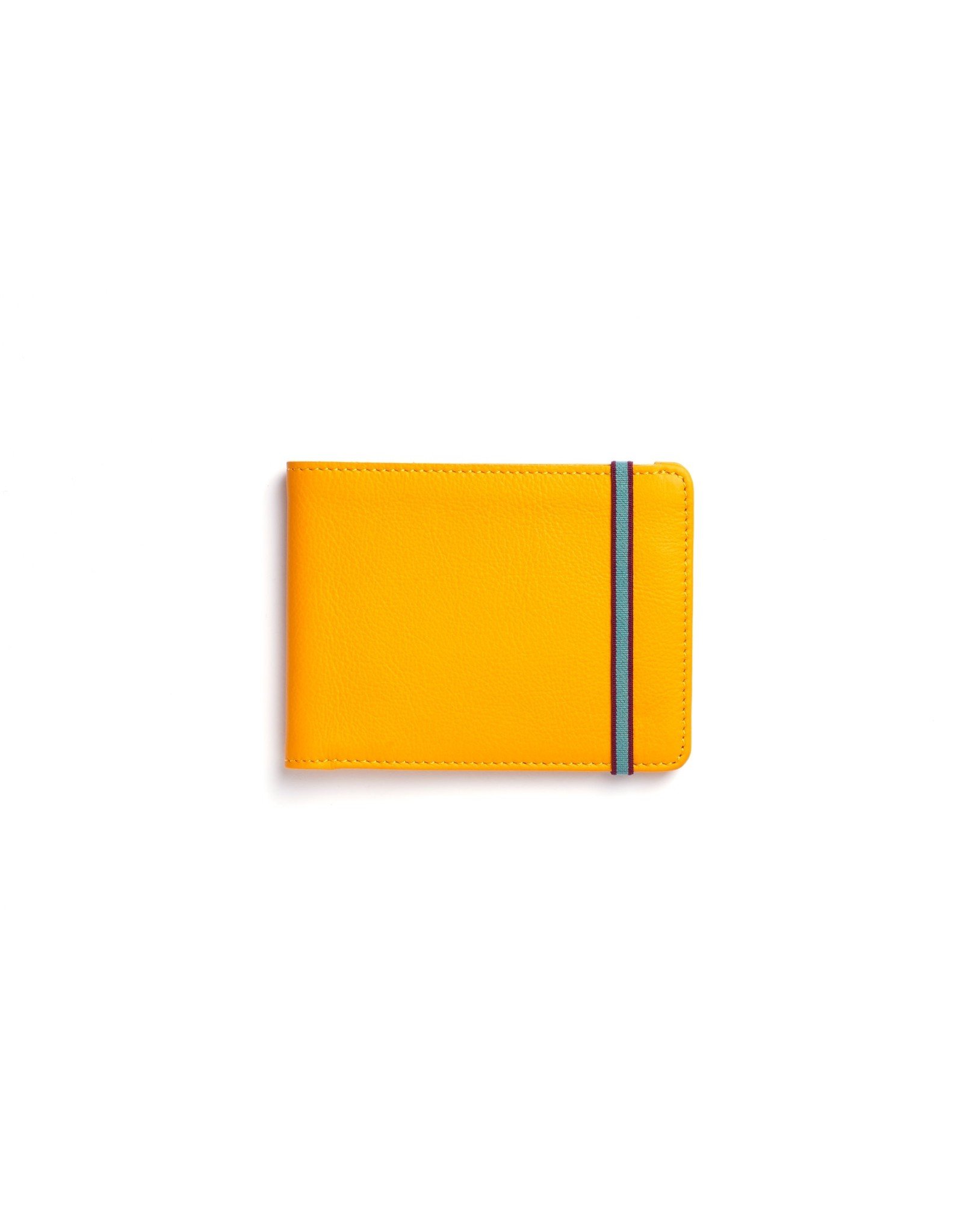 Yellow Wallet with elastic