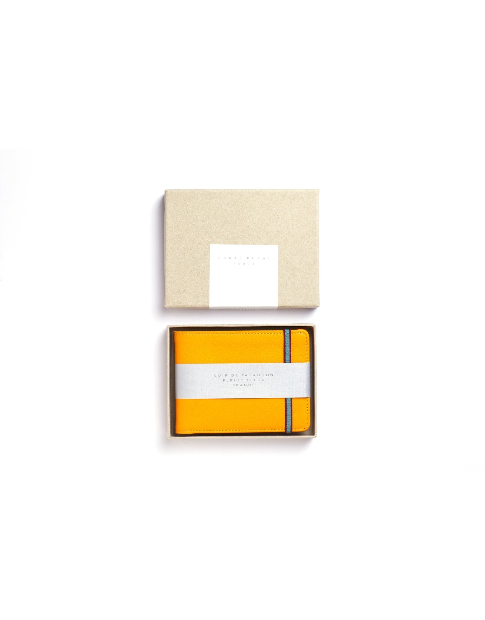 Yellow Wallet with elastic