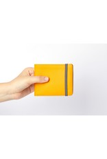 Yellow Wallet with elastic