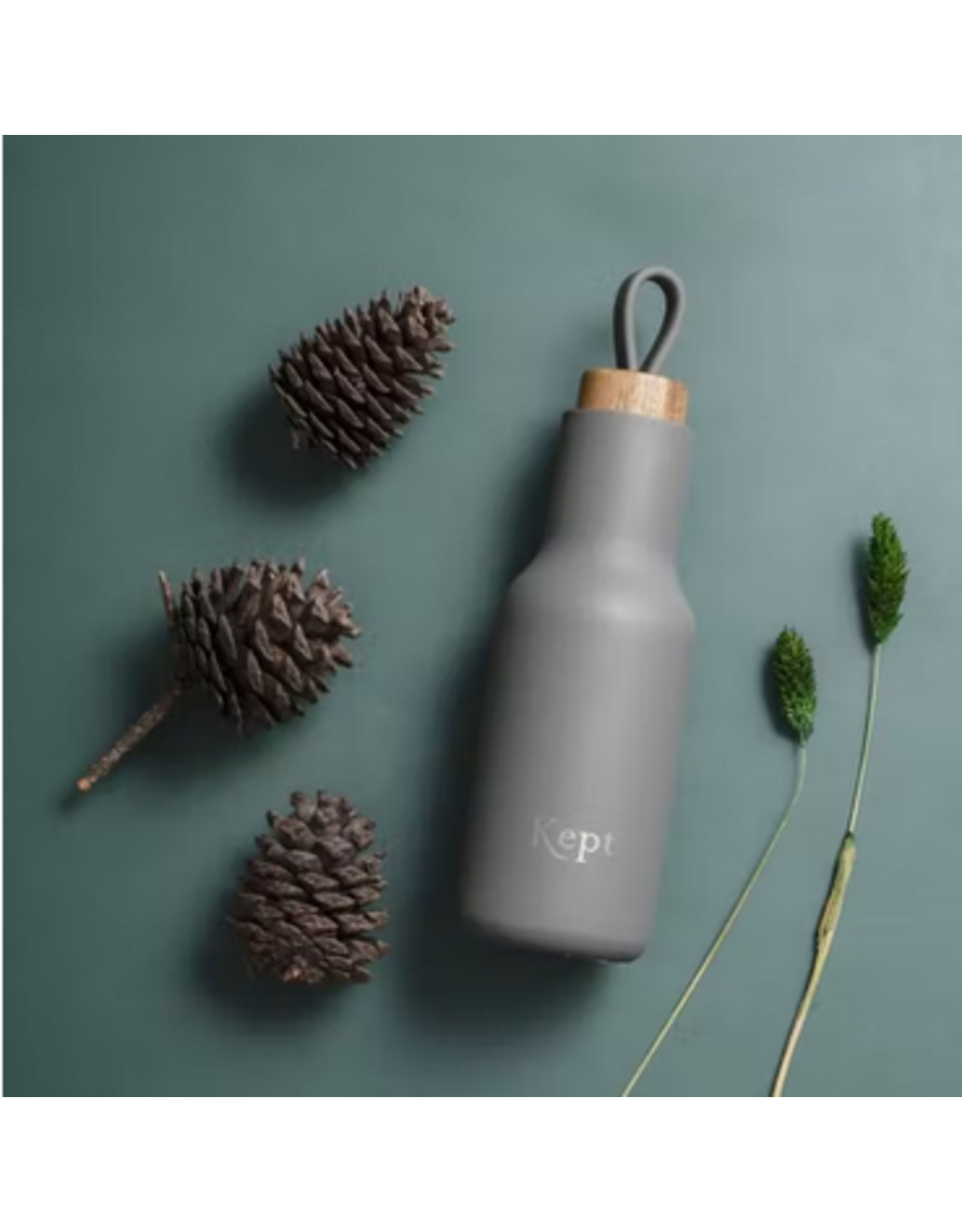 SLATE KEPT STAINLESS STEEL VACUUM INSULATED REUSABLE WATER BOTTLE – 600ML