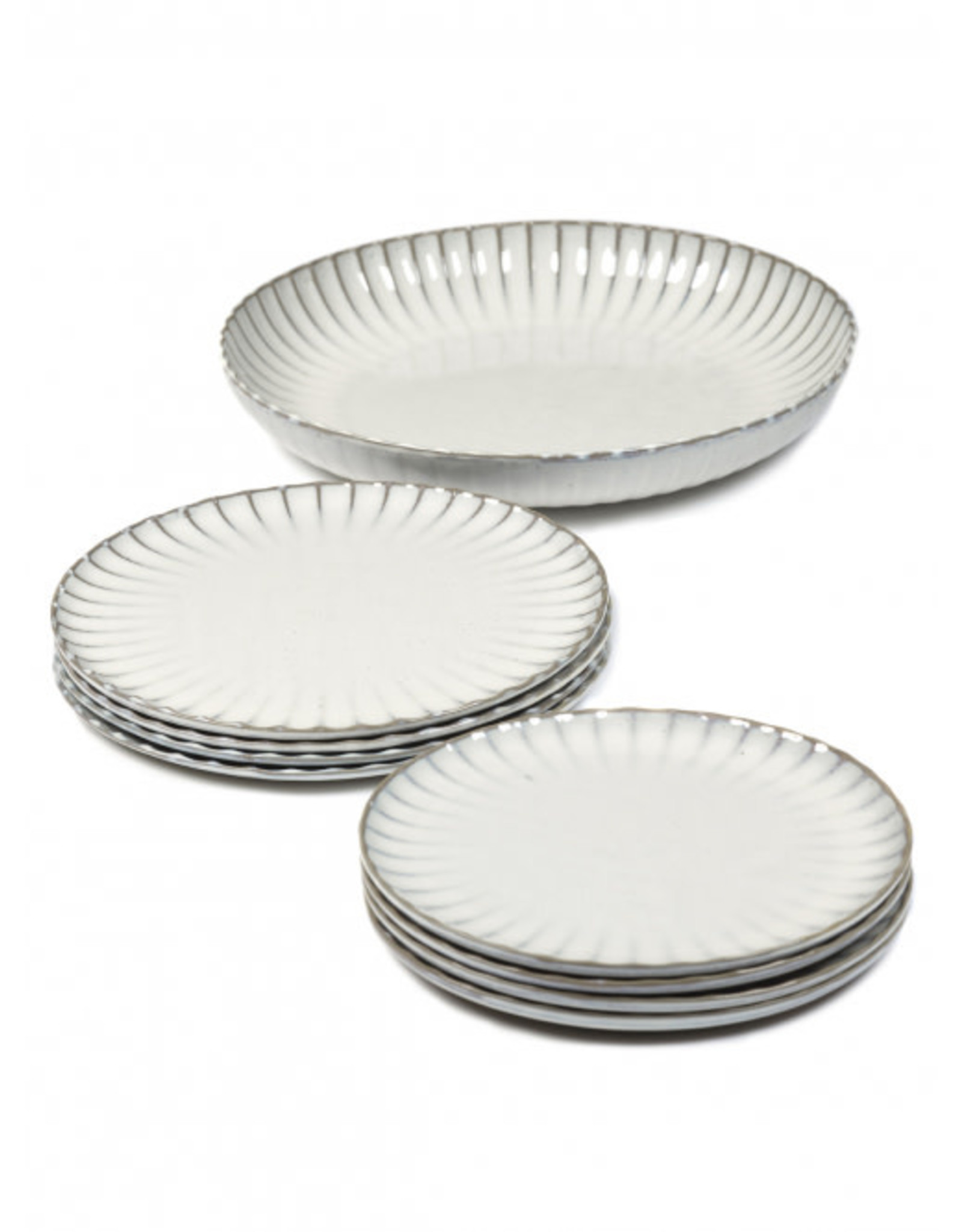 Serax NV Dinner Set Inku L32,5xB33,5xH16,3cm Wit