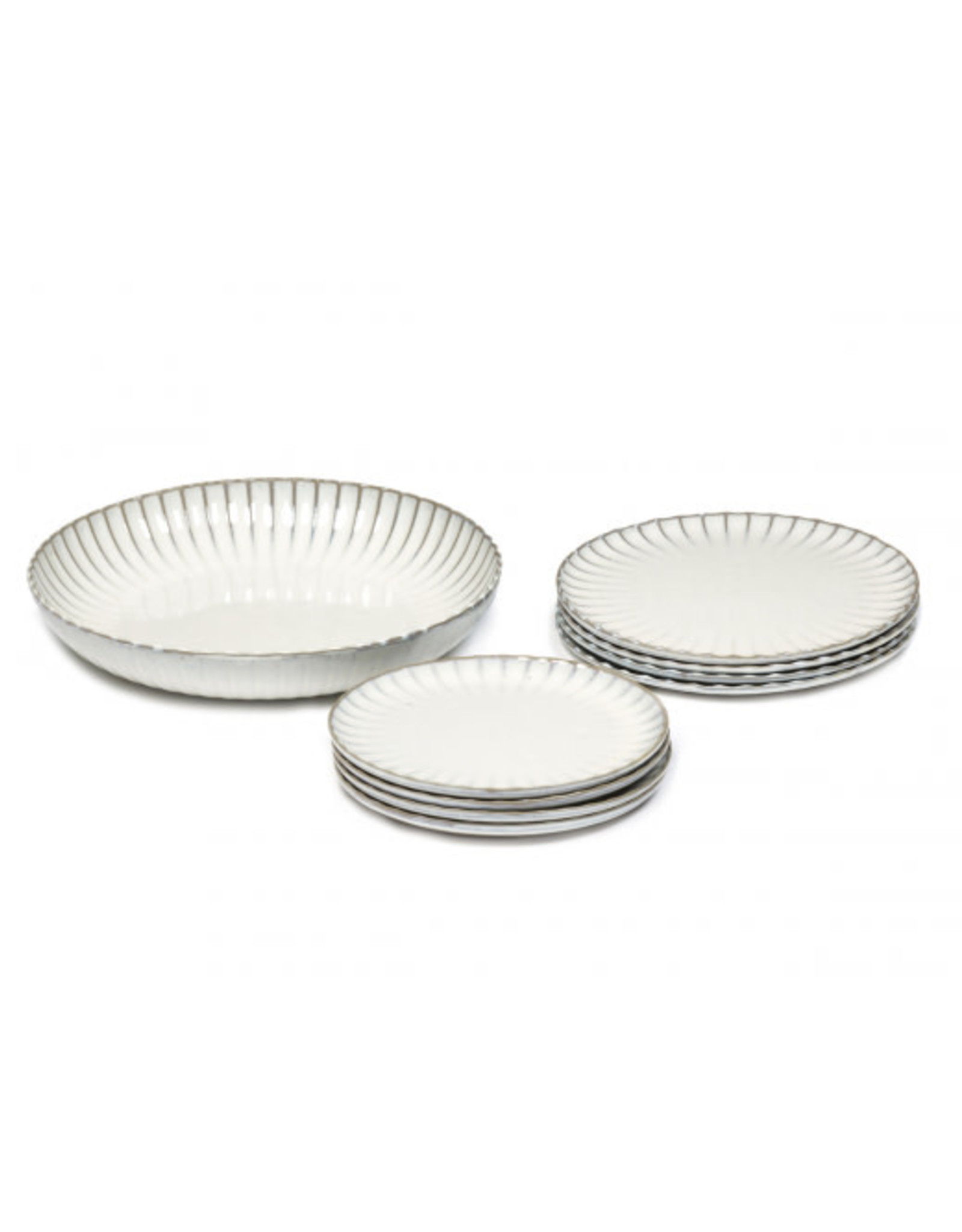 Serax Dinner Set Inku L32,5xB33,5xH16,3cm Wit