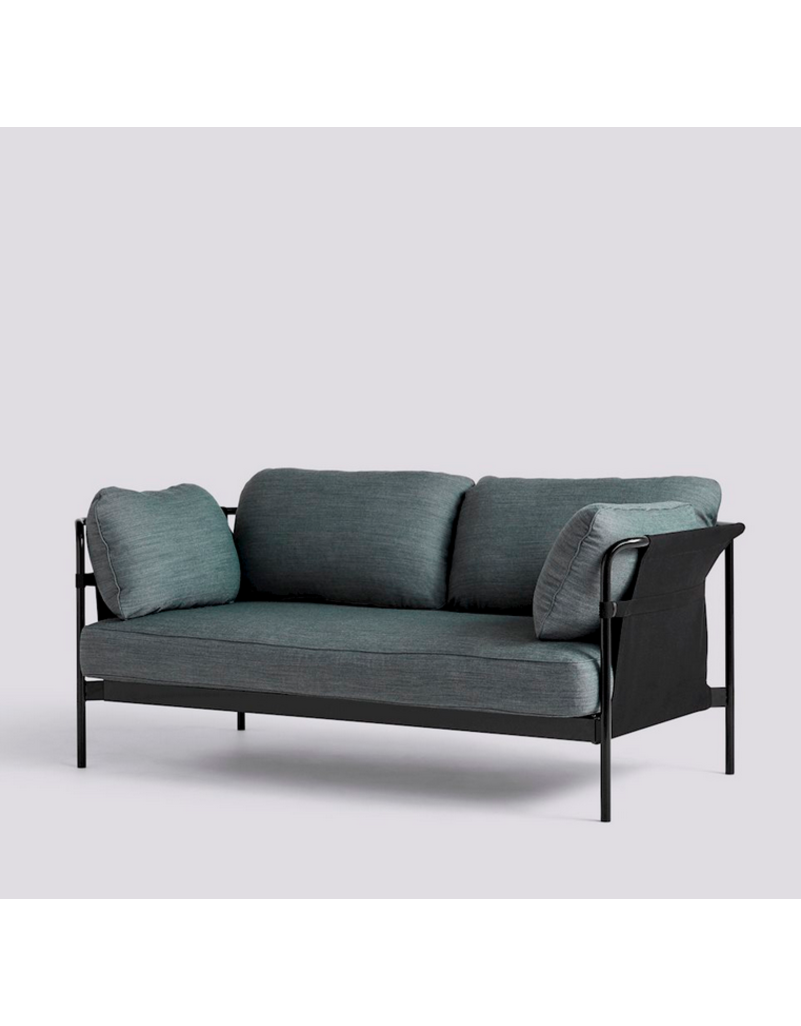 HAY CAN 2 SEATER / SURFACE BY HAY 990 / BLACK POWDER COATED STEEL