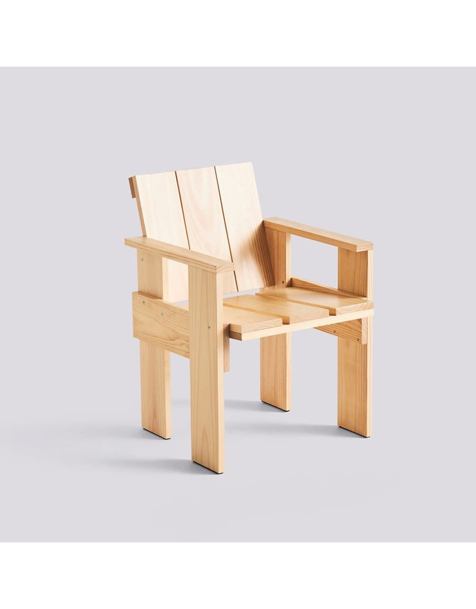 HAY Crate Dining Chair-Water-based lacquered pinewood