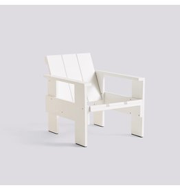 HAY Crate Lounge Chair-White water-based lacquered pinewood