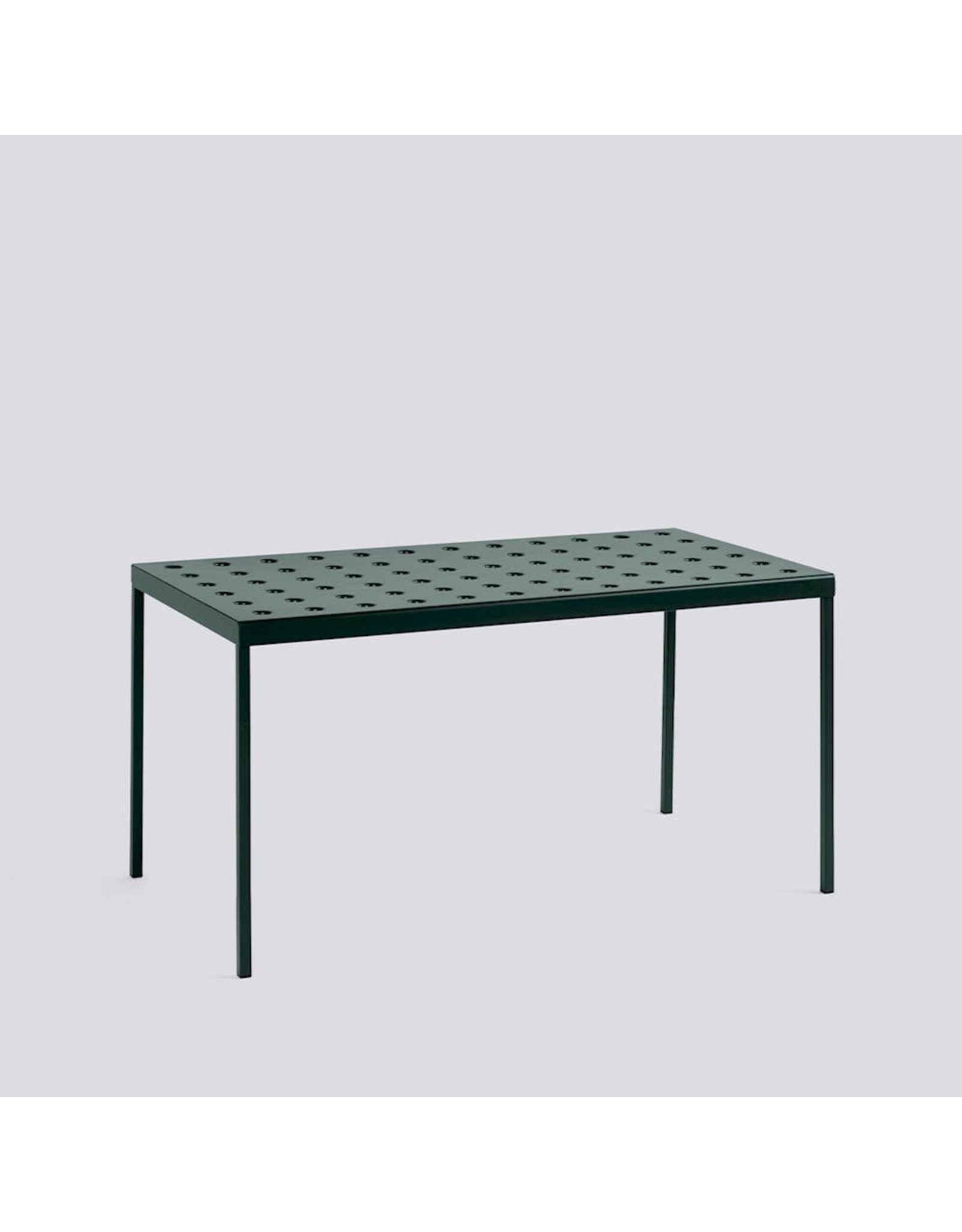 HAY BALCONY TABLE-L144 X W76 X H74 4 LEGS-DARK FOREST POWDER COATED STEEL