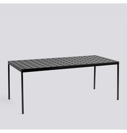 HAY BALCONY TABLE-L190 X W87 X H74 4 LEGS-ANTHRACITE POWDER COATED STEEL