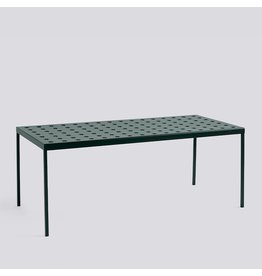 HAY BALCONY TABLE-L190 X W87 X H74 4 LEGS-DARK FOREST POWDER COATED STEEL