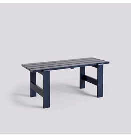 HAY NEW WEEKDAY TABLE-L180 X W66 X H74-STEEL BLUE WATER-BASED LACQUERED PINEWOOD