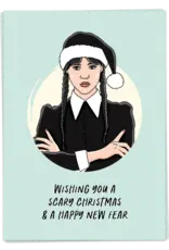 Kaart Blanche Scary Christmas - Dubbel