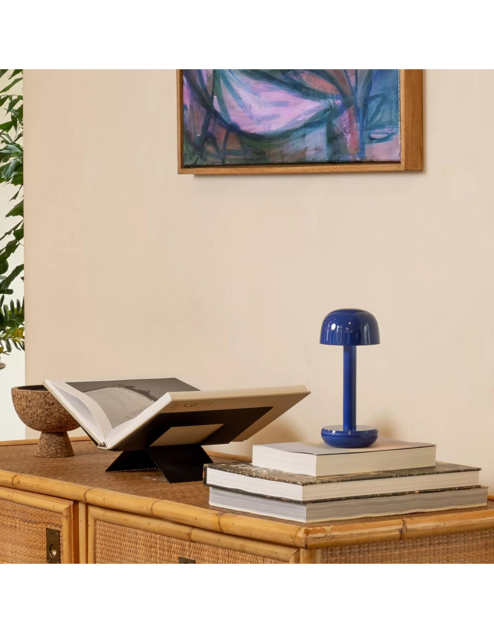 Humble Two Table Light Cobalt Blue