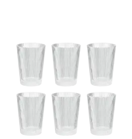 Stelton Pilastro Drinking Glass Clear 0.24l / 6pcs