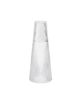 Stelton Pilastro Carafe With Glass 1L. Clear