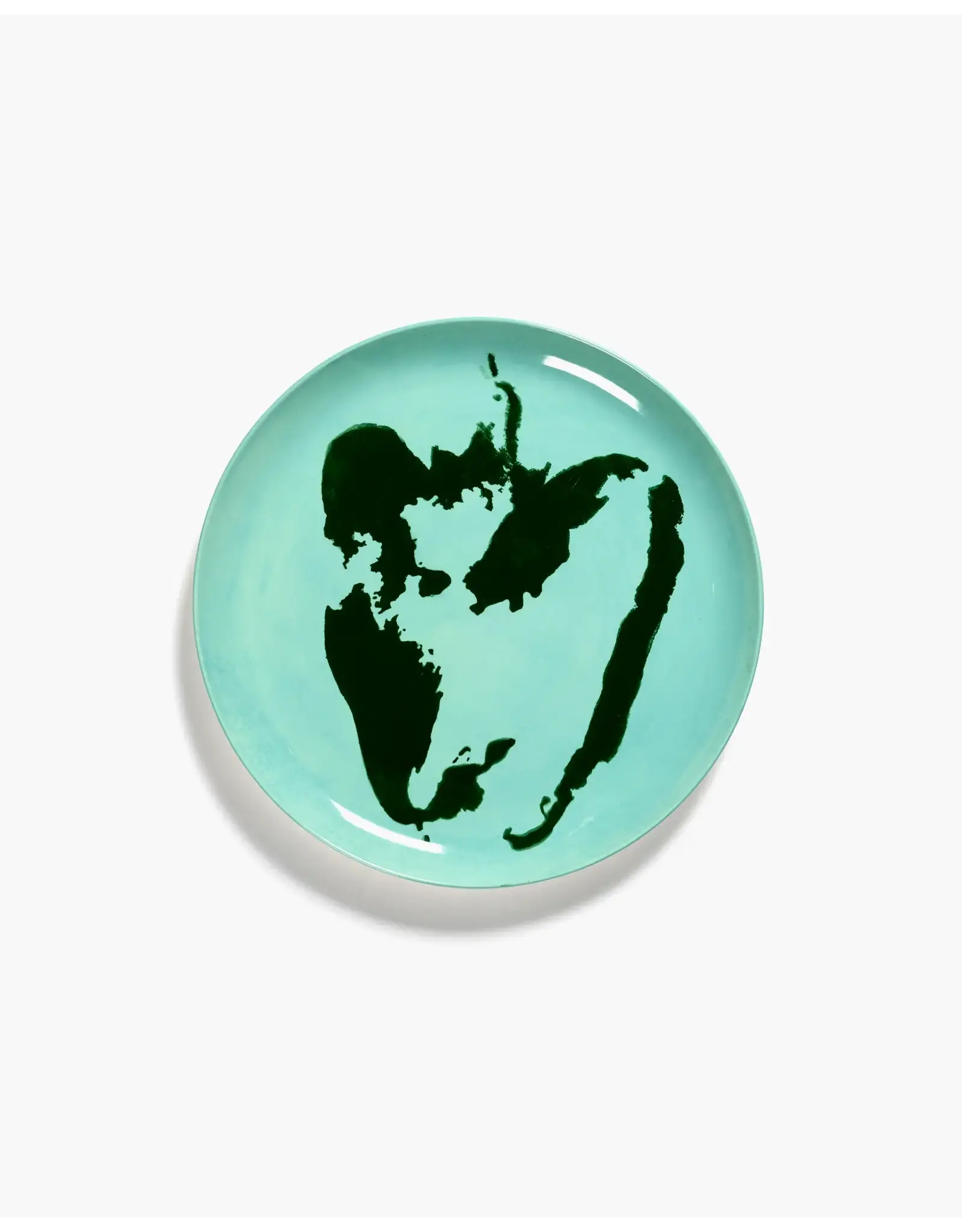 Serax Plate L Azuur Pepper  Green Feast