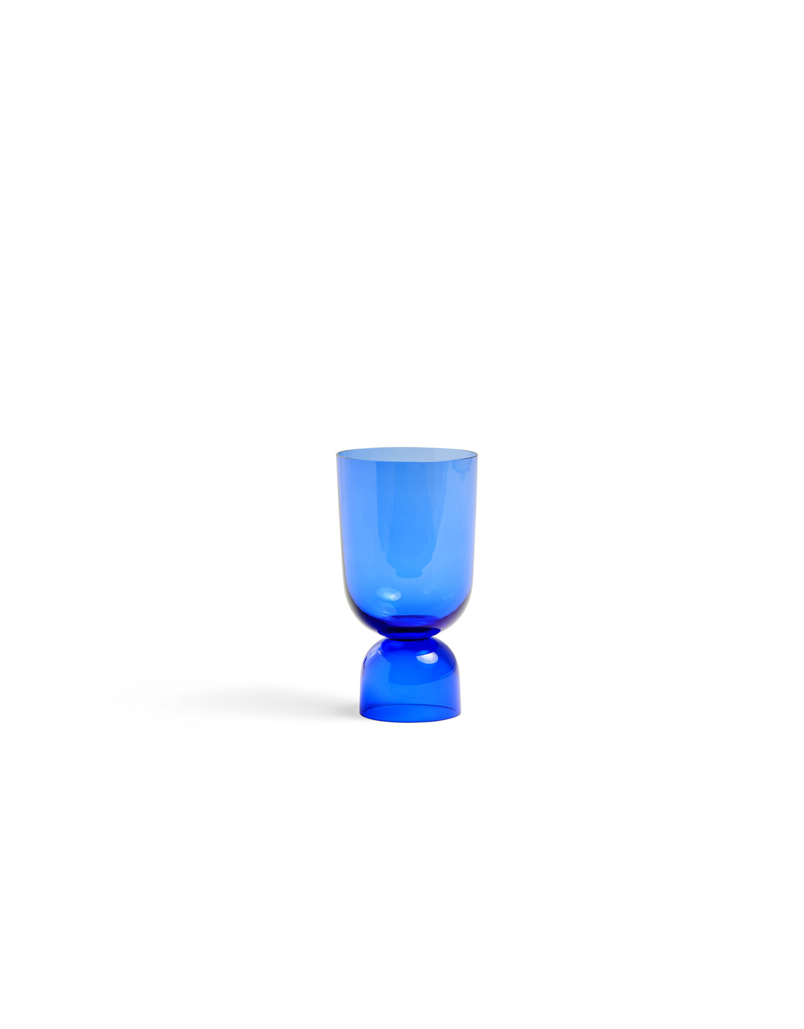 HAY Bottoms Up Vase-Small-Electric blue