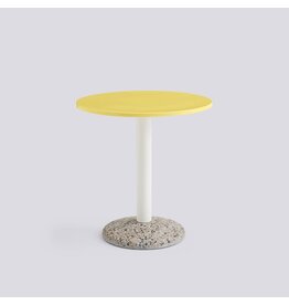 HAY Ceramic Table-Ø70-Bright yellow
