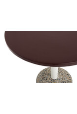 HAY Ceramic Table-Ø90-Bordeaux